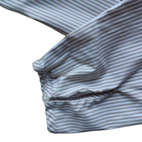 Jcrew wrap striped stretch cotton top/blouse sz S - Picture 4 of 4